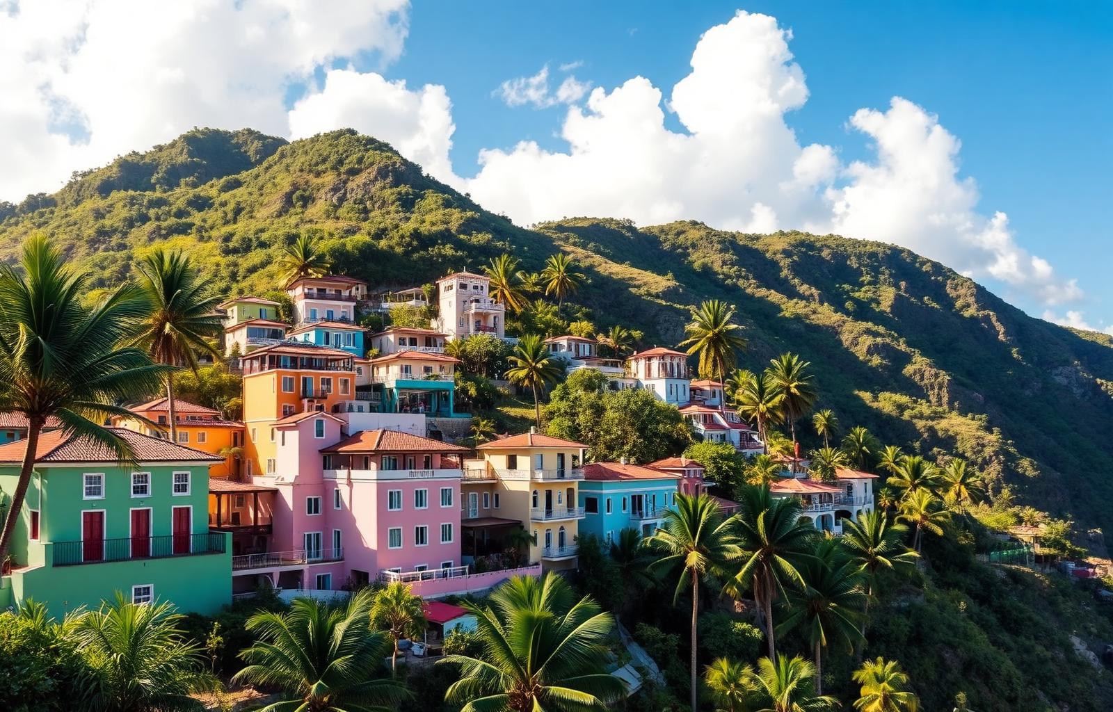 Hillside towns